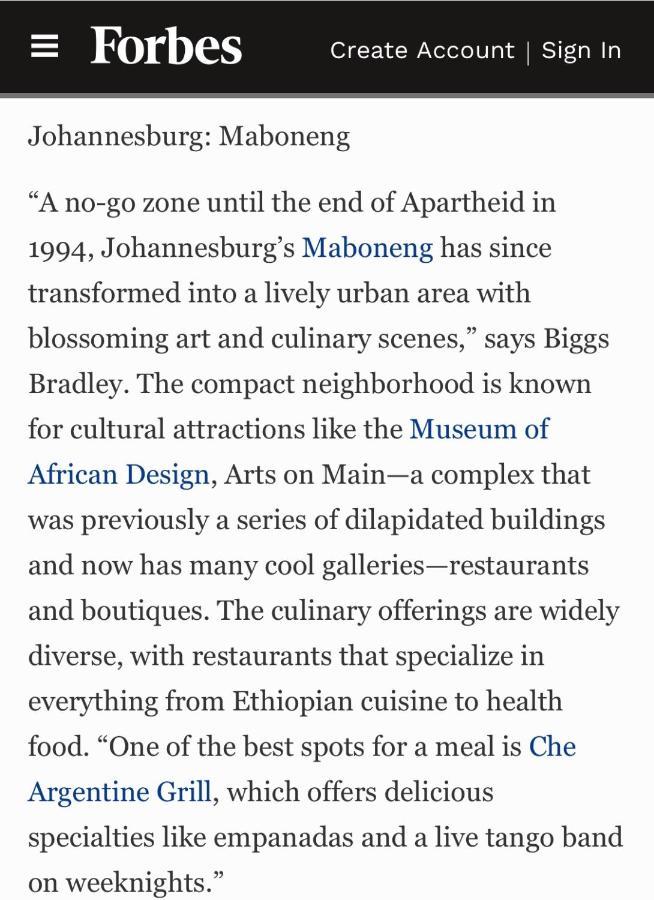 Stunning Maboneng Precinct Studio Apartment At 12 Decades Building Johannesburg Luaran gambar